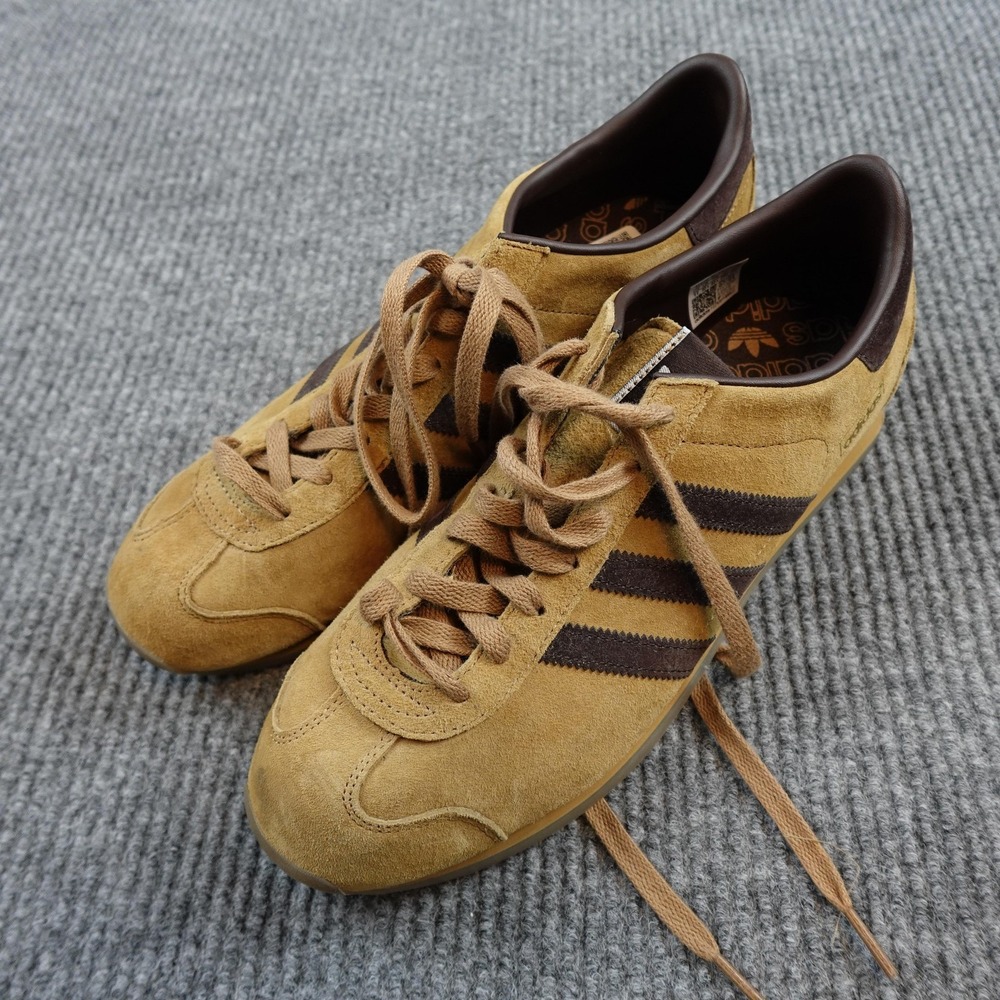 Adidas Country Japan Brown Desert Suede Shoes Mens Size 11 ID9210 Striped Low
